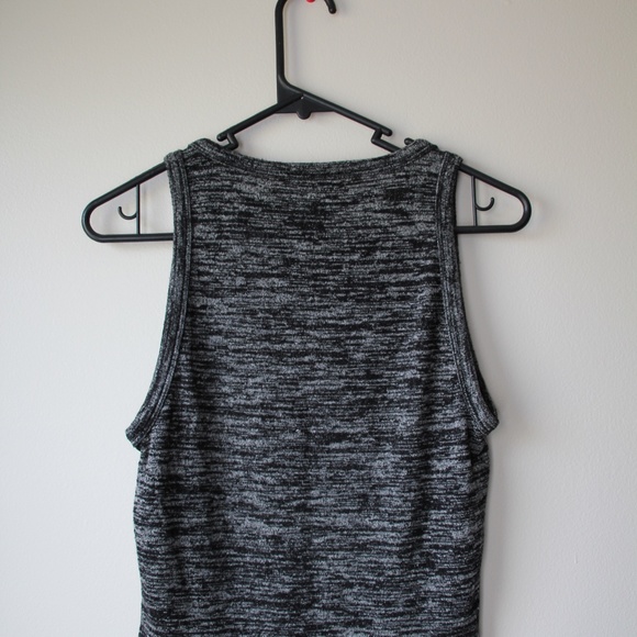 Black and White Marled Wilfred Free Crop Top - Picture 2 of 6